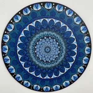 Mandala Equilíbrio, harmonia, amor e proteção 90cm diâmetro - pintada a mão em MDF 6mm