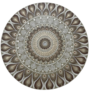 Mandala Acolhimento, Serenidade e Sofisticação 50cm