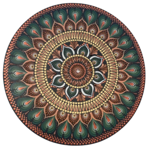Mandala Vitalidade, Expansão e Conexão com a Natureza 50cm