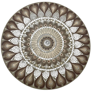 Mandala Acolhimento, Serenidade e Sofisticação 40cm