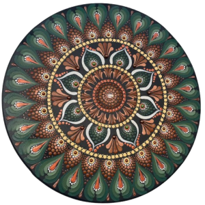 Mandala Vitalidade, Expansão e Conexão com a Natureza 40cm