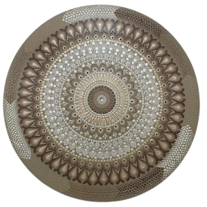 Mandala Acolhimento, Serenidade e Sofisticação 65cm