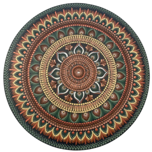 Mandala Vitalidade, Expansão e Conexão com a Natureza 65cm